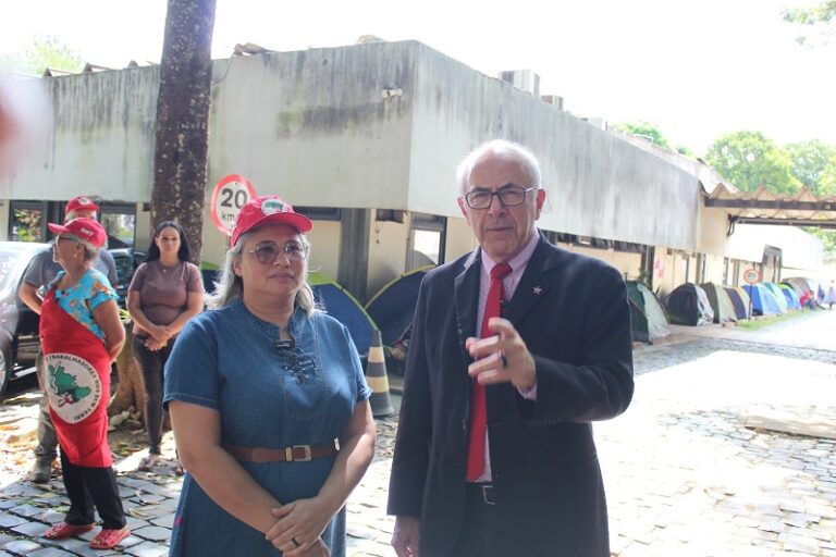 Jornada Nacional de Lutas: Mauro Rubem reforça apoio à ocupação do MST pelo direito à terra e alimentos saudáveis