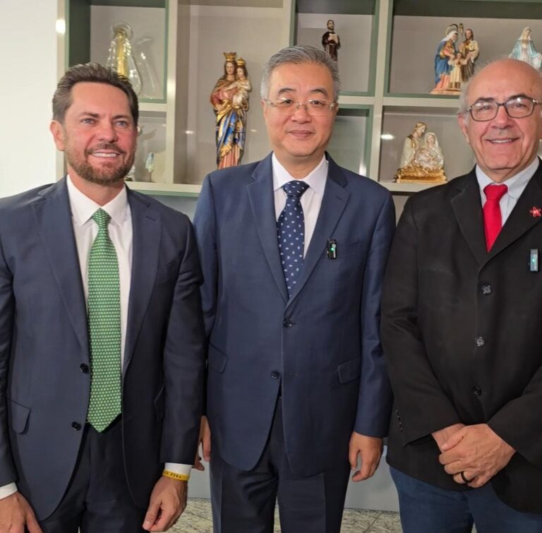 Mauro Rubem recebe embaixador da China e defende fortalecimento da integração com Goiás