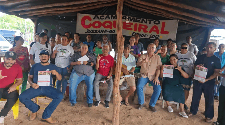 Deputado Mauro Rubem visita acampamento em Jussara e destaca avanços da reforma agrária no governo Lula